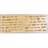 British Corps Shoulder Titles - A very Fine collection of several scarce titles, (65+) Including: