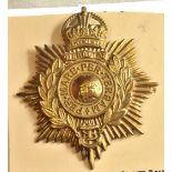 Royal Marines - Royal Marines Helmet Plate Post 1923, - Brass