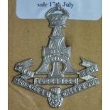 British WWI Green Howards (Princess of Wales own) The Yorkshire Regiment Cap badge. An excellent cap