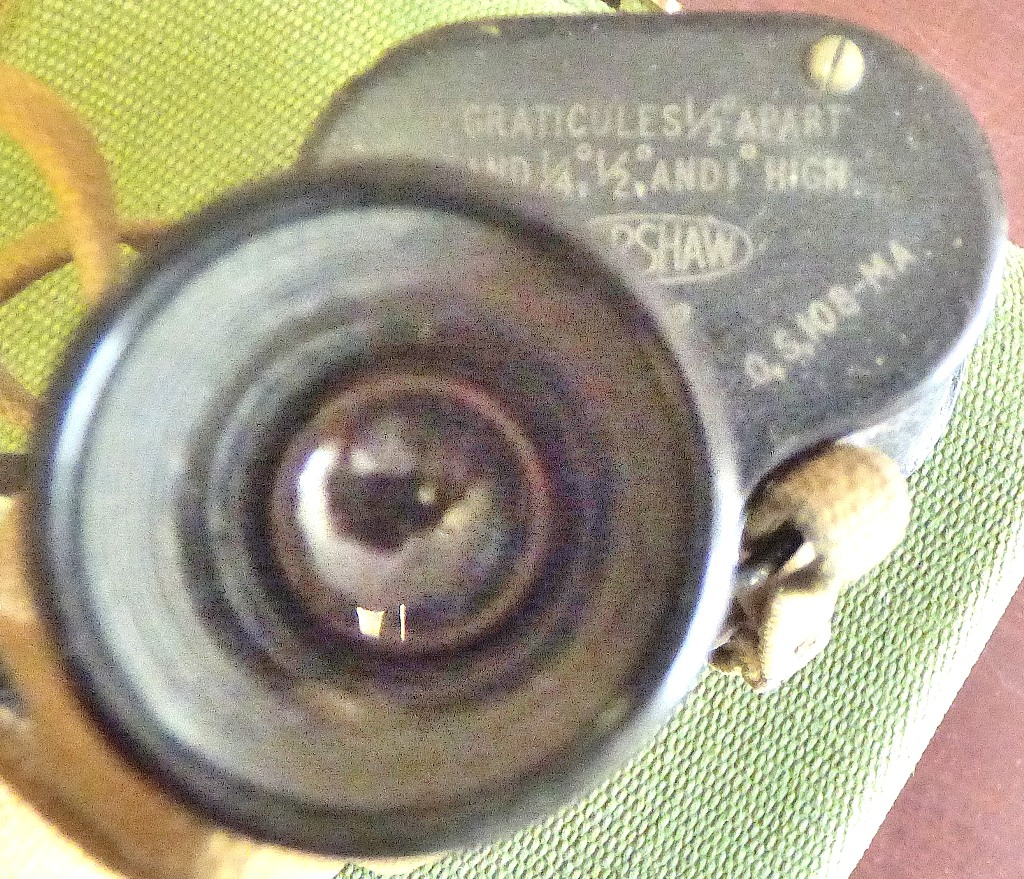 British WWII Binoculars 1942 dated made by Kershaw, Bino Prism No.2 MKII. In original webbing - Image 3 of 4