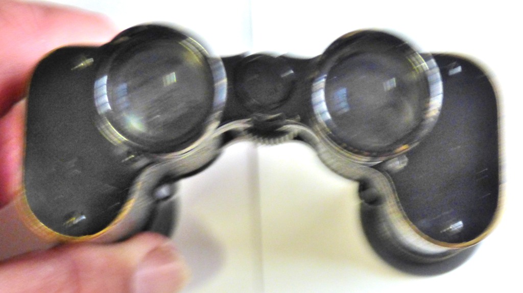 German WWII Officer's Oigee Oigelet binoculars made in Berlin, Germany with 4 1/2x magnification, - Image 2 of 3