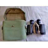 British WWII Binoculars 1942 dated made by Kershaw, Bino Prism No.2 MKII. In original webbing