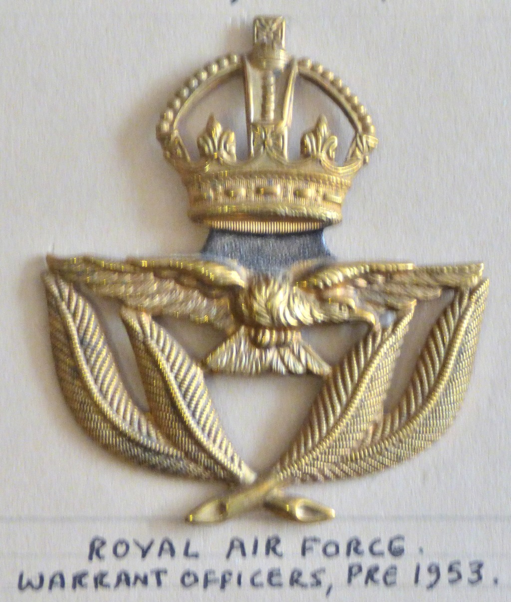 Royal Air force Cap badge and collar badges (17) a rare selection including: RFC, RAF, Warrant - Image 7 of 9