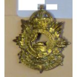 Canada - The Elgin Regiment Canada Cap Badge - Guilt, KC