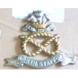 North Staffordshire Regiment-(Prince of Wale's Own) - Bi-Metal