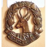 South Africa - First Reserves Brigade - Bronzed Copper