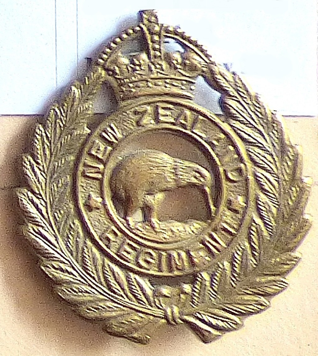 New Zealand - The New Zealand Regiment - Brass KC - smaller variant