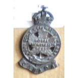 Canada - 14th Infantry Battalion - Bronze Cap Badge KC, Officers