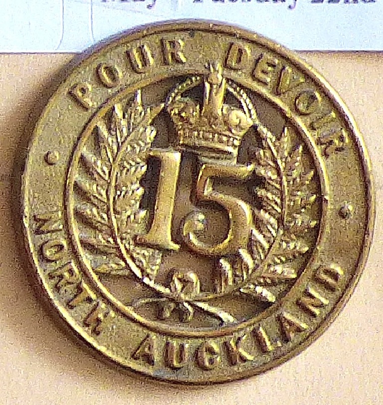 New Zealand - 15th (North Auckland) Regiment - Brass KC