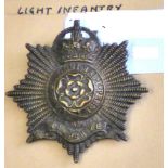 Hampshire Regiment - KC, Blackened(Officers SD Cap badge)