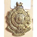South Africa - 3rd Infantry Prince Alfred's Guard O.R.'s Helmet Plate - Brass