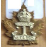 Canada - 1st Infantry Battalion - Western Ontario - Bi-Metal KC