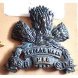 South Africa - South African Special Service Battalion - Blackened, Scarce