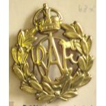 Canada - Royal Canadian Air Force Cap Badge - Brass KC (service wear)