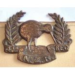 New Zealand - 4th (Otago Rifles) Regiment - Bronze (smaller)