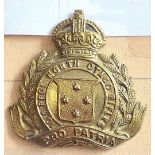New Zealand - 10th (North Otago Rifles) Regiment Brass