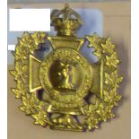 Canada - Hastings & Prince Edward Regiment Cap Badge - Brass KC