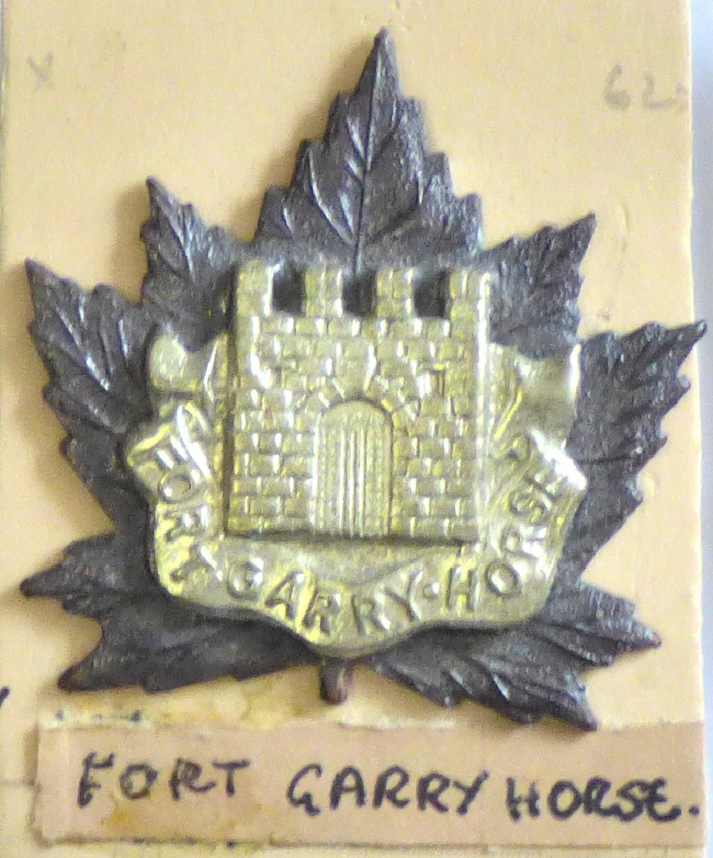 Canada - Fort Garry Horse Canada - Fort Garry Horse - w/m on bronze-Gaunt - w/m on bronze-Gaunt