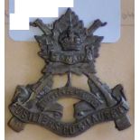 Canada - St Laurent Fusiliers Officers Cap Badge - Bronze KC