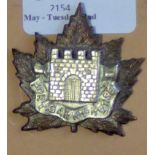 Canada - Fort Garry Horse Cap badge - Bi -Metal