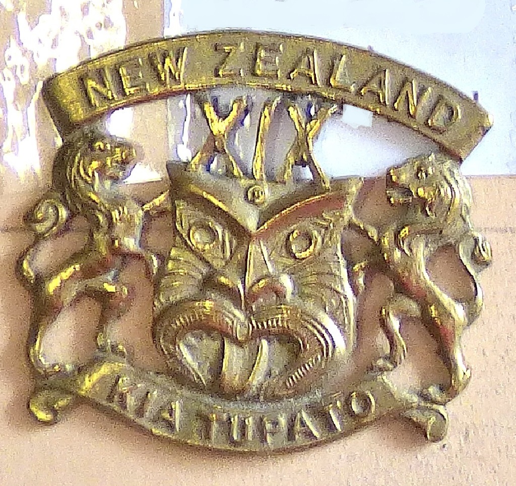 New Zealand - 18th Infantry Reinforcements - Brass