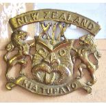 New Zealand - 18th Infantry Reinforcements - Brass