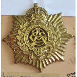 New Zealand -Army Service Corps (pre 1947) Cap Badge, Brass KC