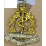 Canada - Royal Canadian Army Medial Corps Cap badge - Bi-Metal QC