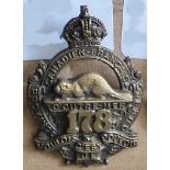 Canada - 176th Infantry Battalion Cap Badge (The Niagara Rangers)