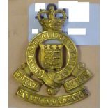 Canada - Royal Canadian Ordnance Corps Cap badge - Brass QC