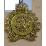 Canada - The Lake Superior Scottish Regiment Cap badge - Brass KC