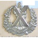Canada - Queen's Own Cameron Highlanders Cap Badge - of Canada, w/m