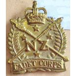 New Zealand - New Zealand Cadet Corps - Brass QC