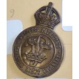 Canada - Princess Patricia's Canadian Light Infantry Officers Cap Badge - Bronze KC