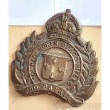 New Zealand - 10th (North Otago Rifles) Regiment Bronze - Solid KC