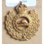 Canada - Canadian Engineers Cap Badge - Brass KC