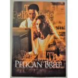 Film Brochure, The Pelican Brief, 1993, A4 size poster cover opens out to centrefold that contains