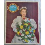 Daily Mirror and Sunday Pictorial overseas issue 1953 Coronation Souvenir VG fine advertisements