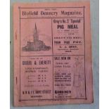 Norfolk Blofield 1927 July; Blofield Deanery Magazine fair condition one page tear quite scarce
