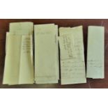 Norfolk-1788-1827-Hoste and Turner family documents relating to bonds, bills, receipt etc, sale of