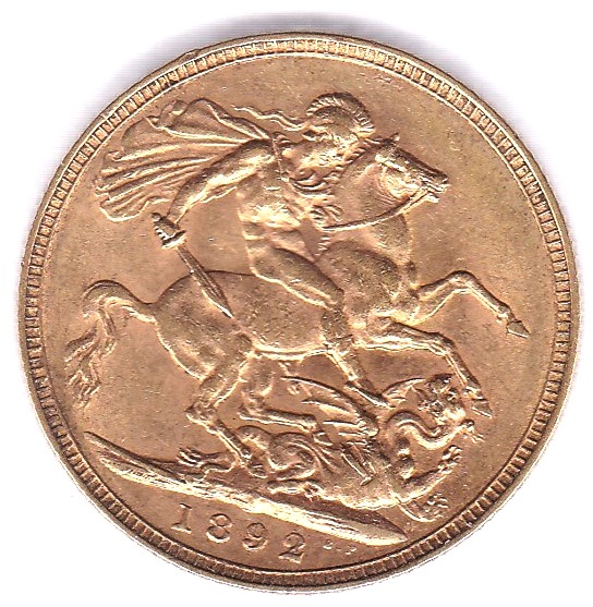 1892 Sovereign, VF - Image 3 of 3