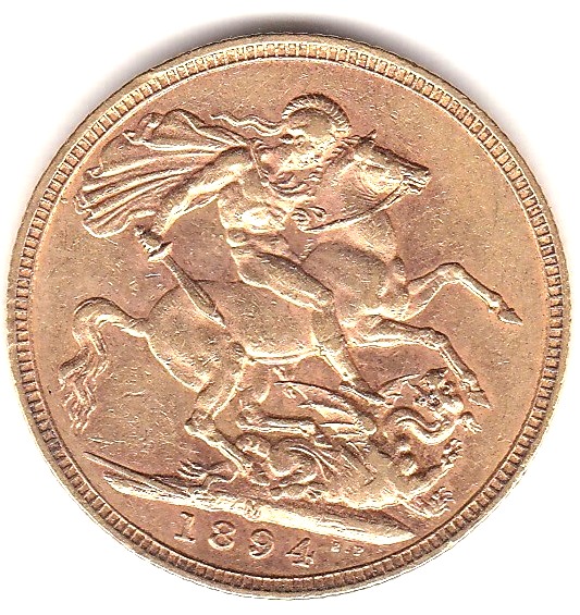 1894 Sovereign, AVF, S3874 - Image 2 of 3