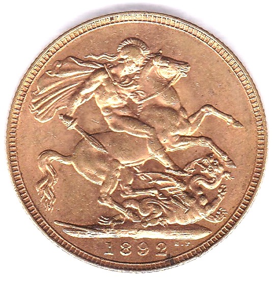 1892 Sovereign, AEF - Image 2 of 3