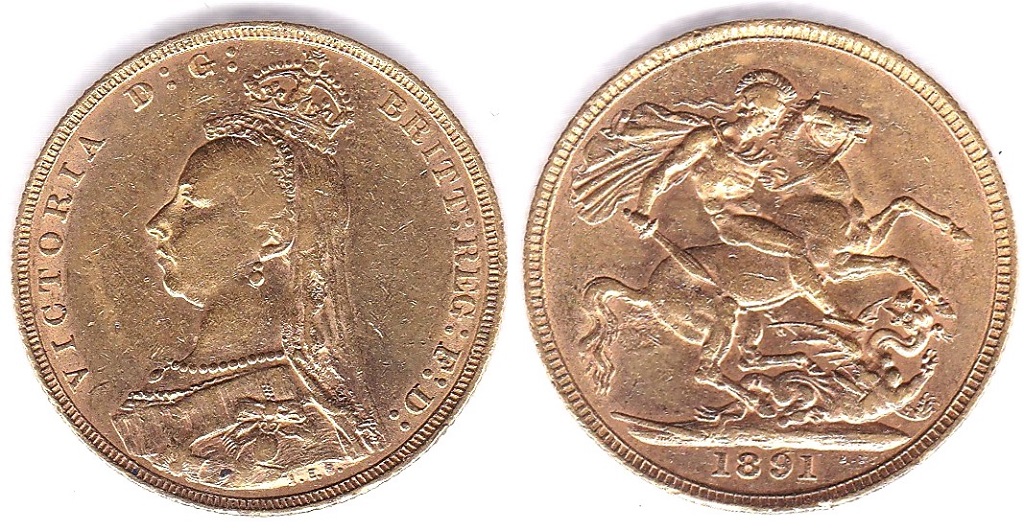 1891 Sovereign, EF