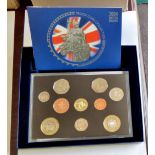 2004 Proof Set - Bimetallic Penydarren Engine £2, Bimetallic £2, Forth Rail Bridge, £1 Sub-Four