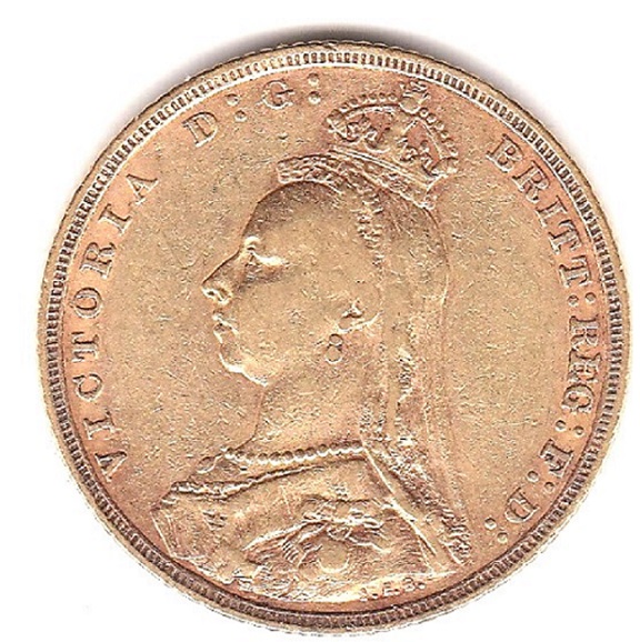 1893 Sovereign, VF - Image 2 of 3