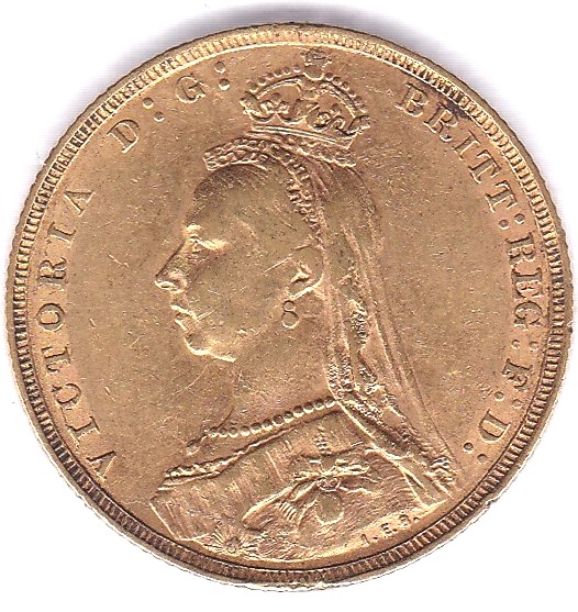 1892 Sovereign, VF - Image 2 of 3