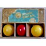 Vintage Super Crystallite Billiard Balls - in original box. 2.1/16" in very good condition