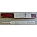 Simpton' slide rules - 'Primary' Bilateral - SR10-Pat 413308 original box and instructions