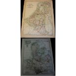 DENMARK 1889 14”x19” Iceland Faroes inset (JOHNSON’S ATLAS)